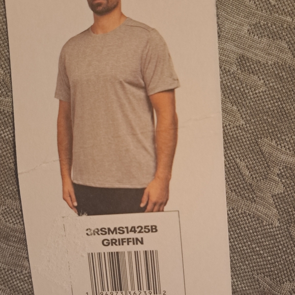 Gray Men's Reebok Griffin Shirt Size Small $Lions Gate SALE - Picture 3 of 4